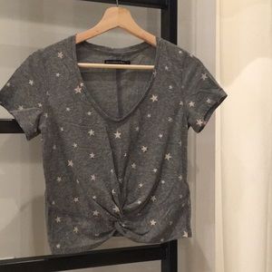 Cropped A&F star tee